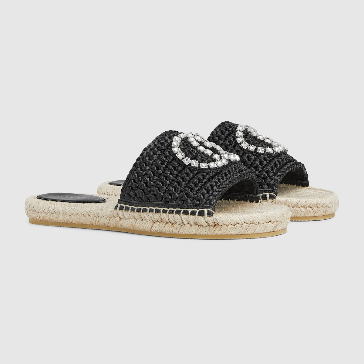 Gucci Women’s espadrille with crystal Interlocking G - Image 6